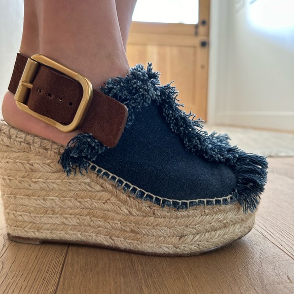 Chloe Shoes - Chloe wedge sandals size 37